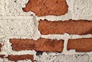 Painted Spalling Brick