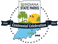 Indiana State Parks Centennial Celebration logo