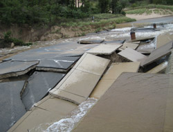 Pavilion Lot flooding