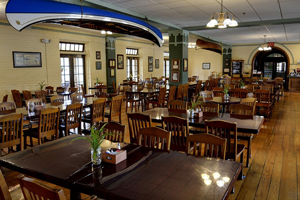 Dining room with table and chairs