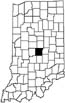 Marion County locator map