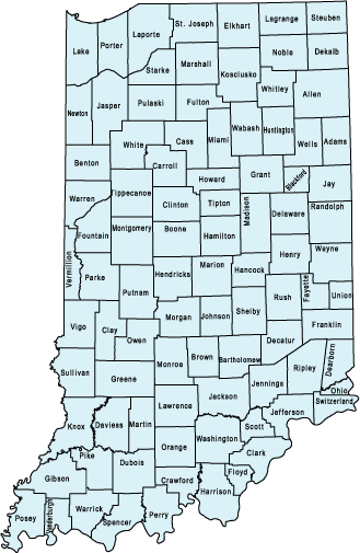 counties in indiana map Dnr Ground Water Assessment Maps Publications counties in indiana map