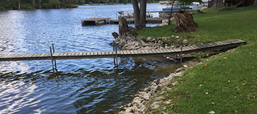 Qualifying temporary pier example photo
