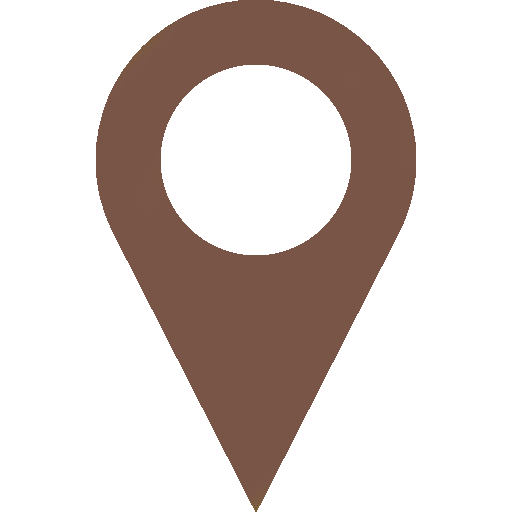 Brown Google Location Pin