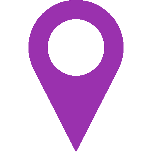 Purple Google Location Pin