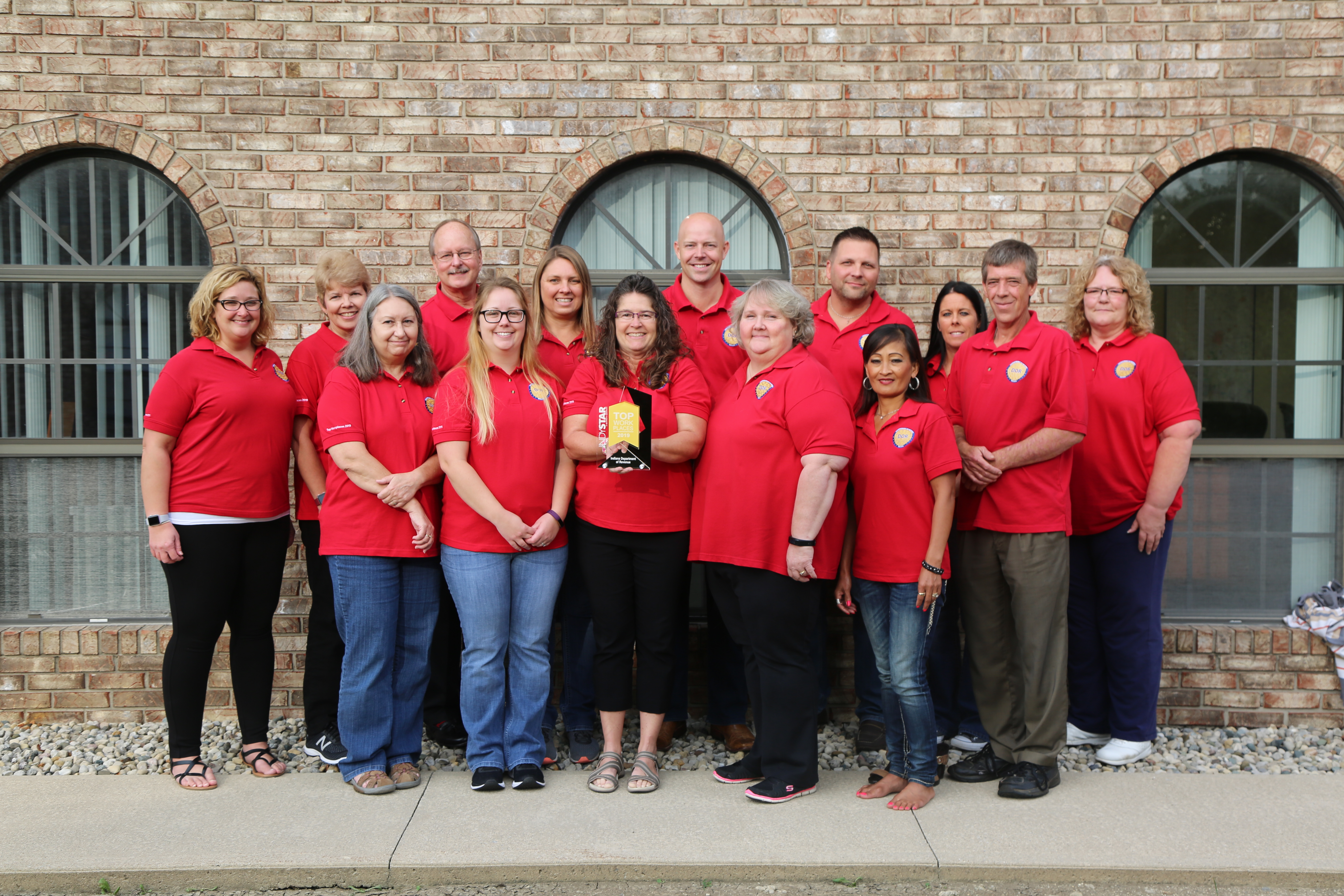 Group photo of some Muncie District Office staff