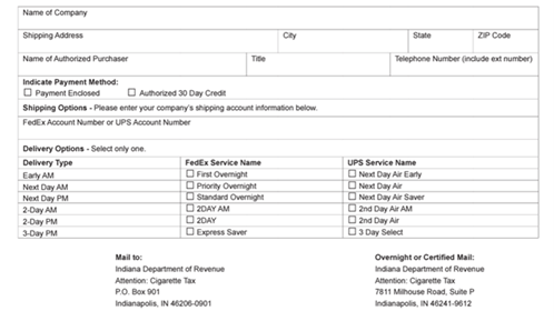 A snapshot of the CT-4A form