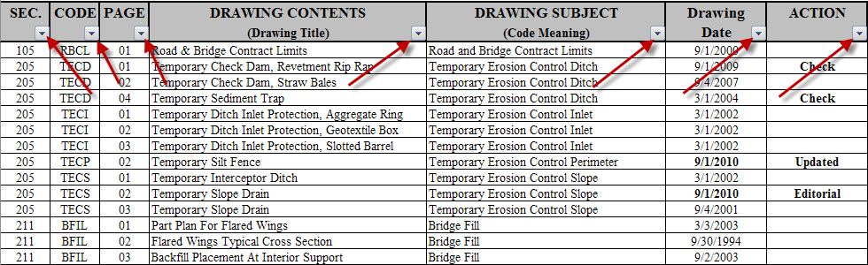 picture of spreadsheet