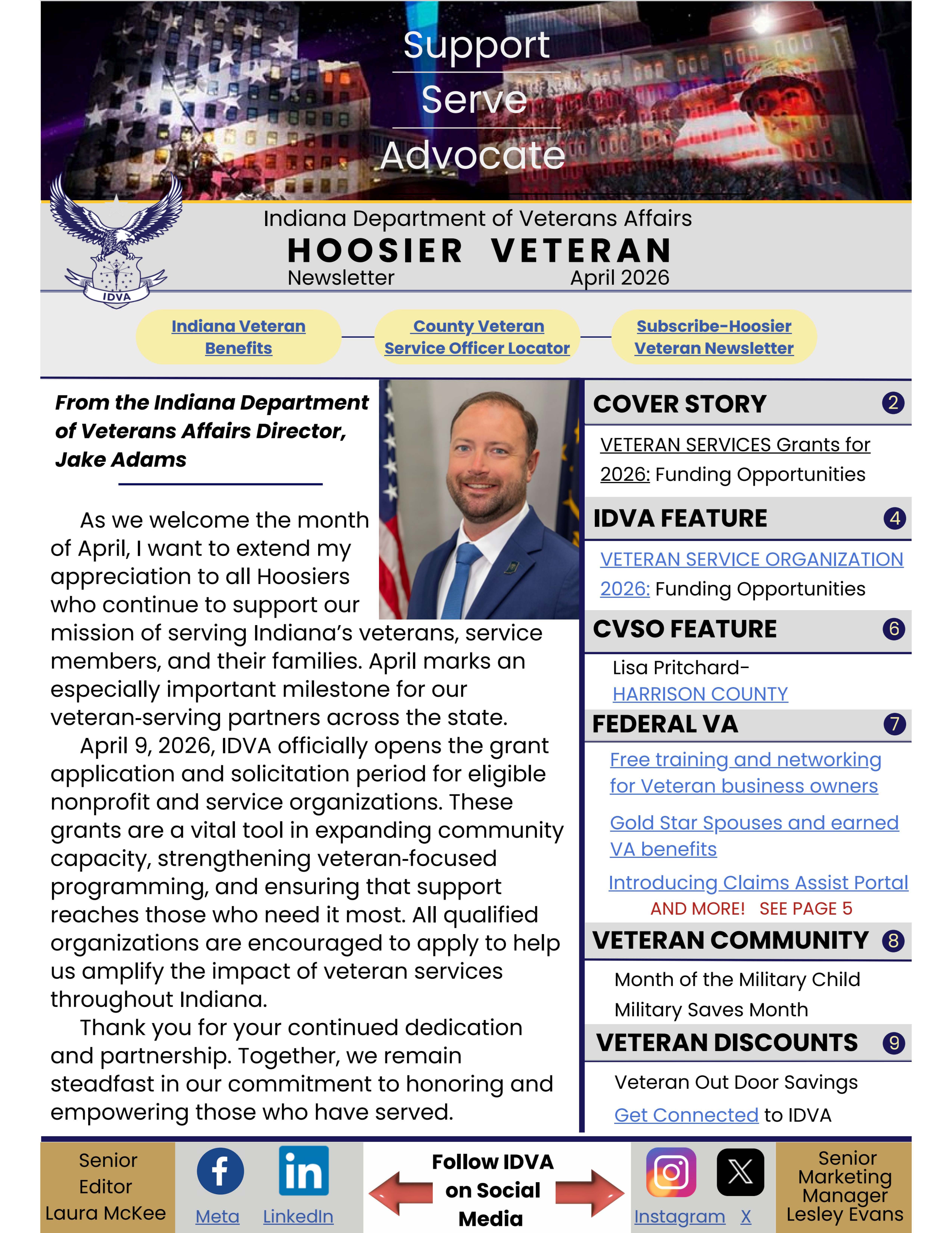 Page 1 April Newsletter