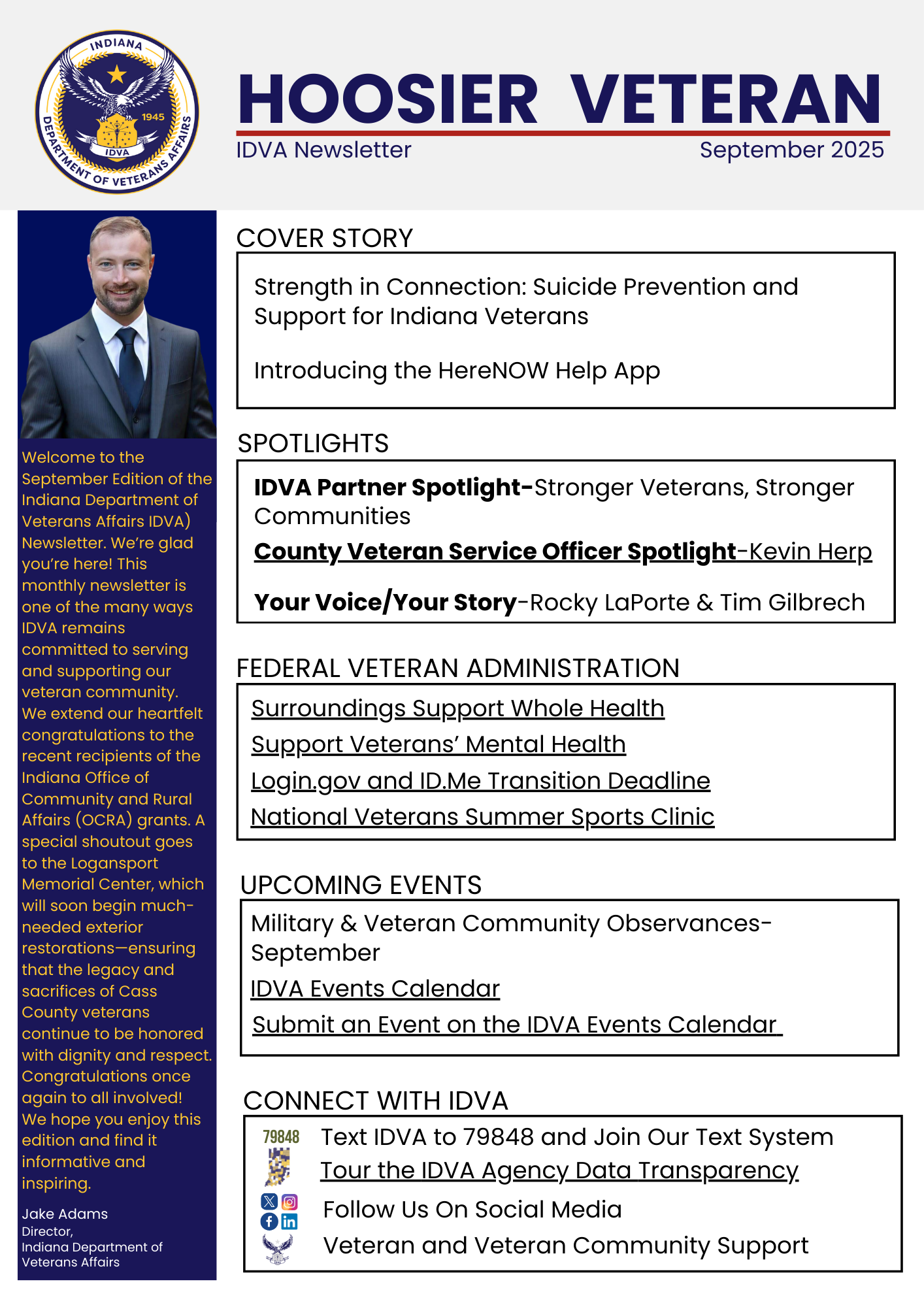 September 2025 Front Page