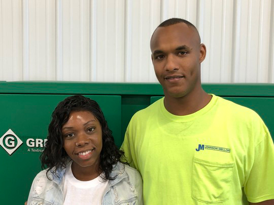 Two Students Posing for Picture