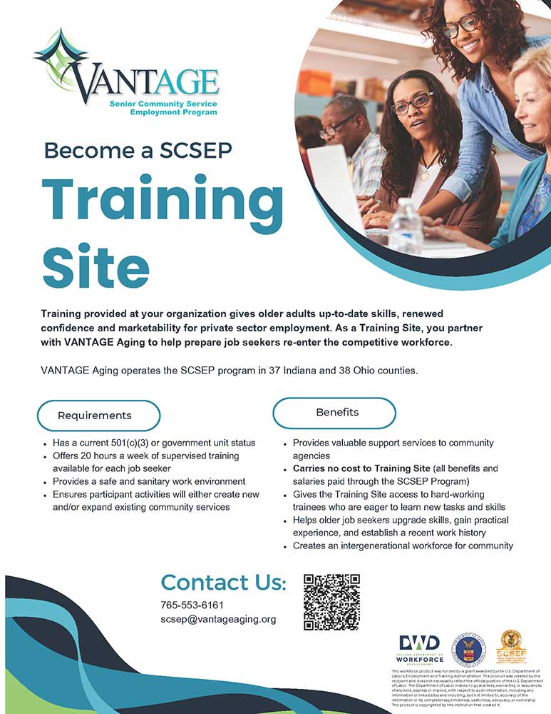 Download the SCSEP and Vantage Become a SCSEP Training Site Document