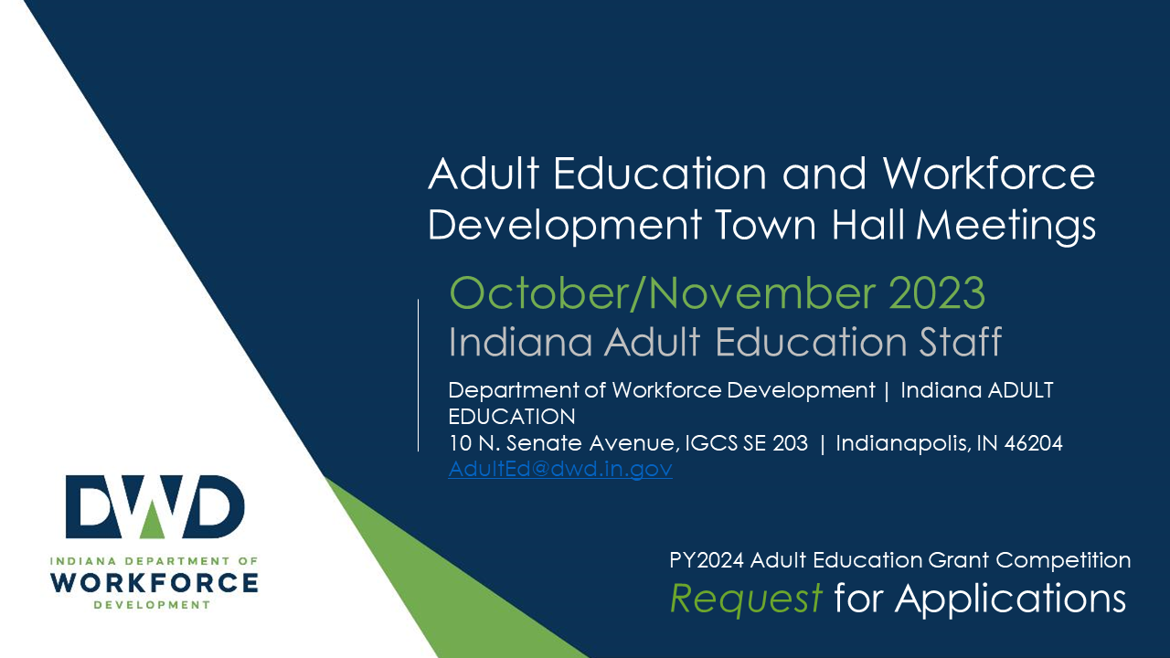 Download the PDF version of this town hall presentation.