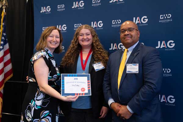 Download the image for 2nd-Place Avery Friedberg Warsaw HS in the Career Preparation Competition