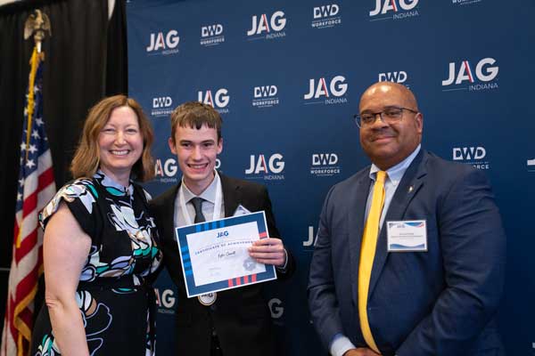 Download the image for 3rd Place Kyler-Cornell North Newton Jr Sr HS in the Employability Skills Competition