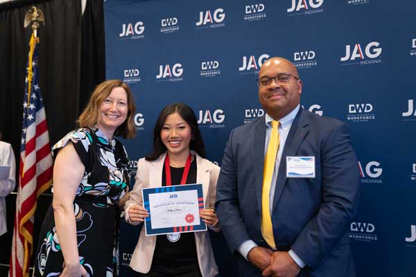 Download the image for 2nd Place Shelby Williams Milan HS in the Prepared Speaking Competition