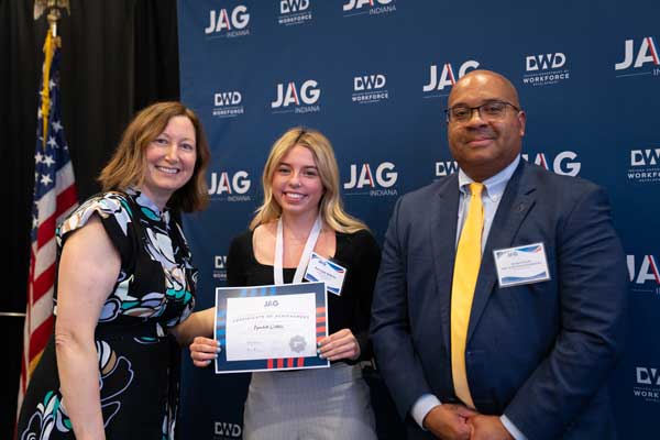 Download the image for 3rd Place Kynndall Willhite North Putnam HS for the Outsanding Senior Award