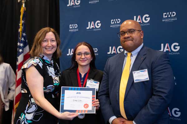 Download the image for 2nd Place Brooklyn Winkler Shelbyville HS for the Outsanding Senior Award