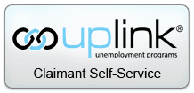 UpLink Claimant Self-Service Logon Button. Click or follow the URL to file a claim.