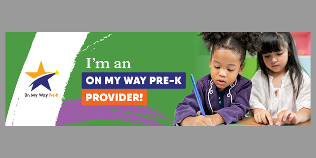 On My Way Pre-K Provider Email Header