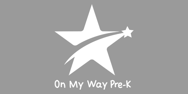 On My Way Pre-K logo in white