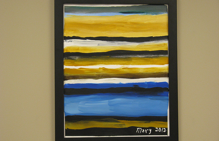 Mary's Striped Abstract