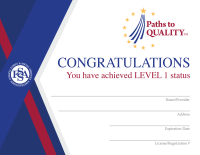 Sample certificate of achievement