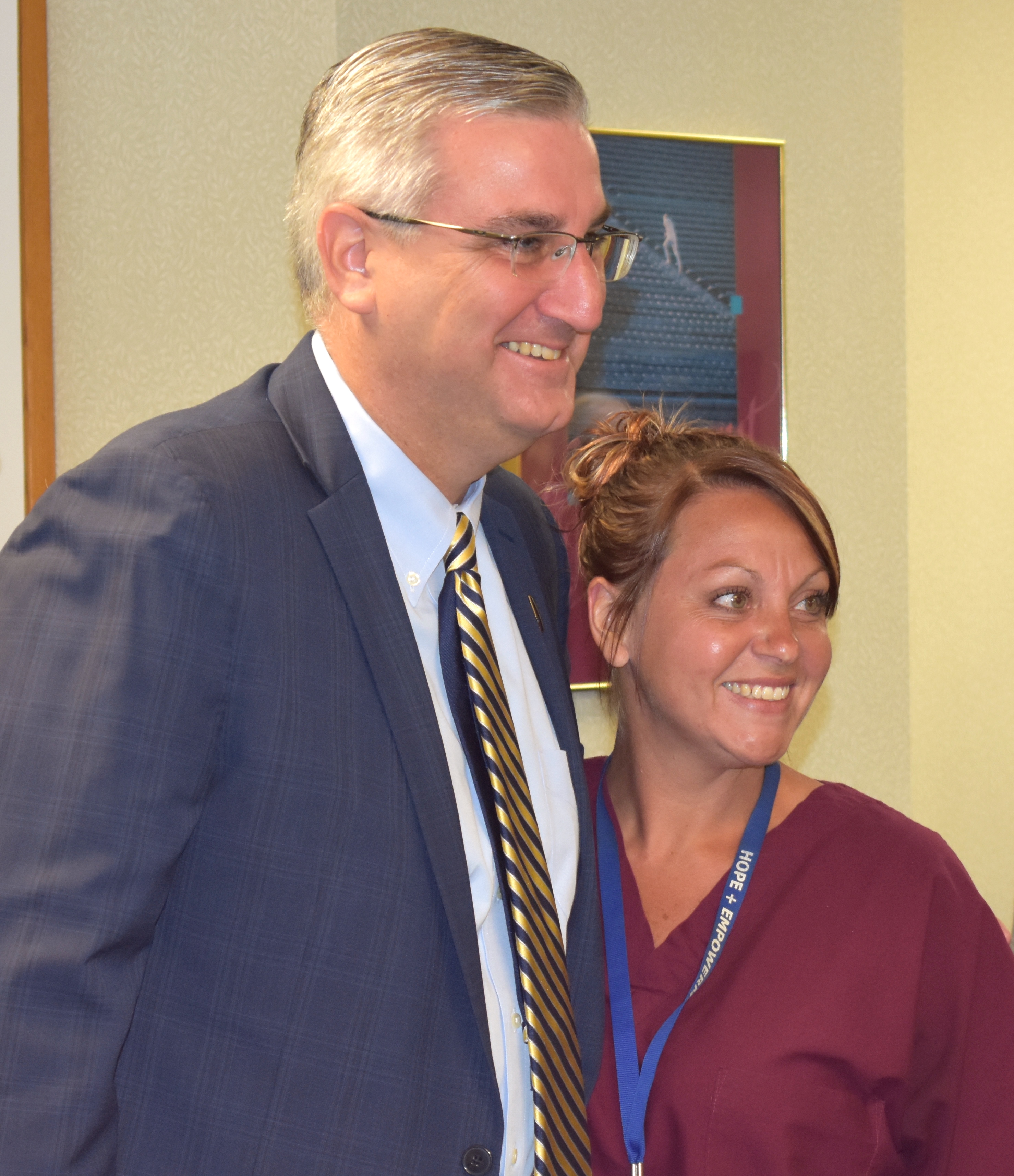 FSSA The Hub Governor Visits Richmond State Hospital