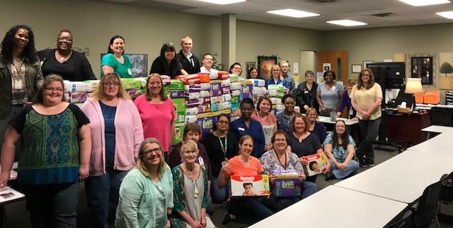 Madison DFR staff that participated in the Diaper Drive