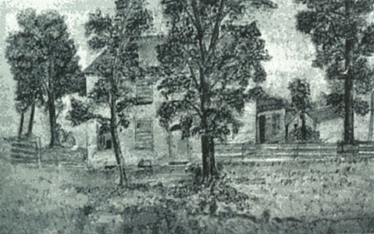 The view in the 1820s from a Canal Street home