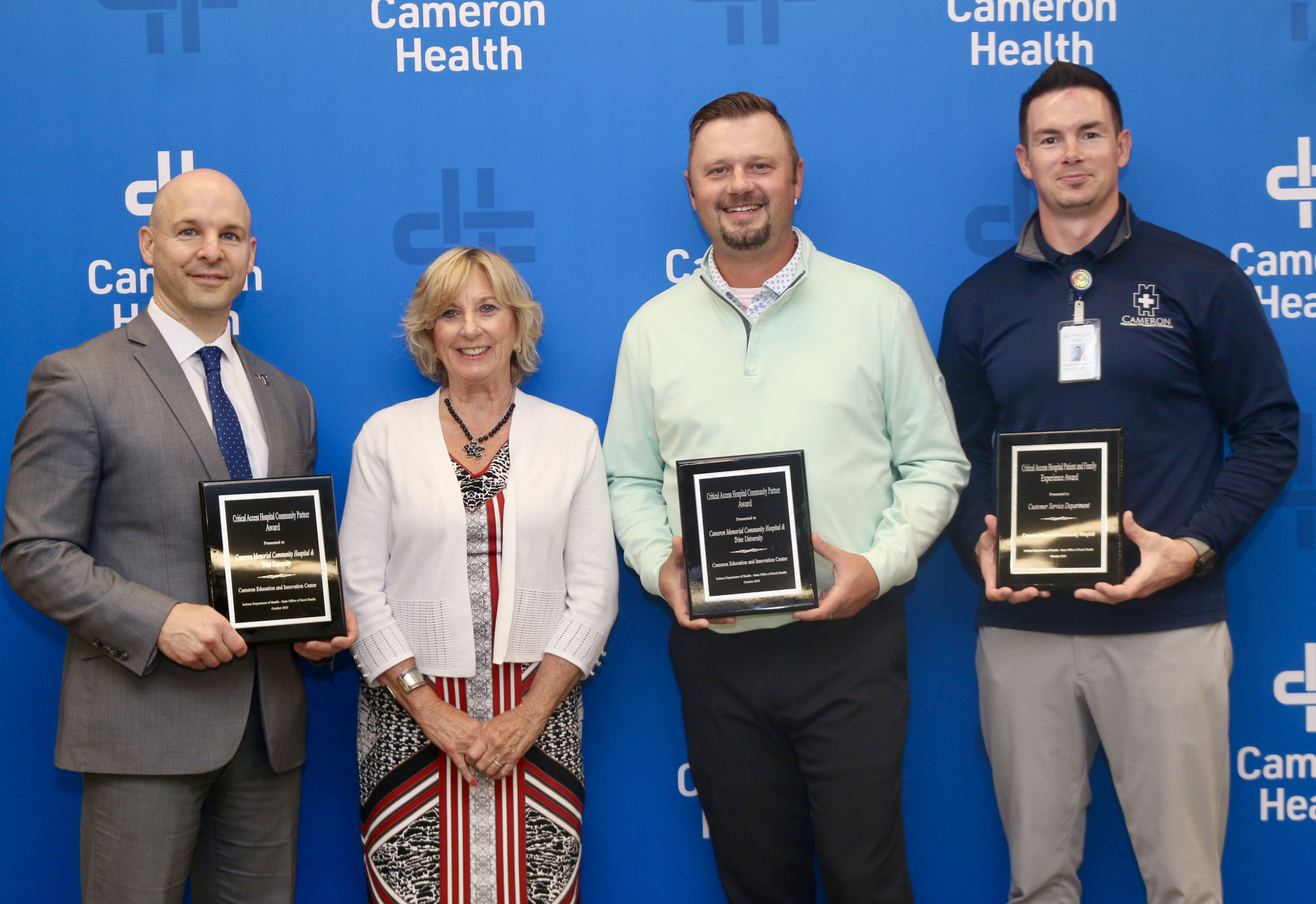 Representatives of Cameron Health and Trine University