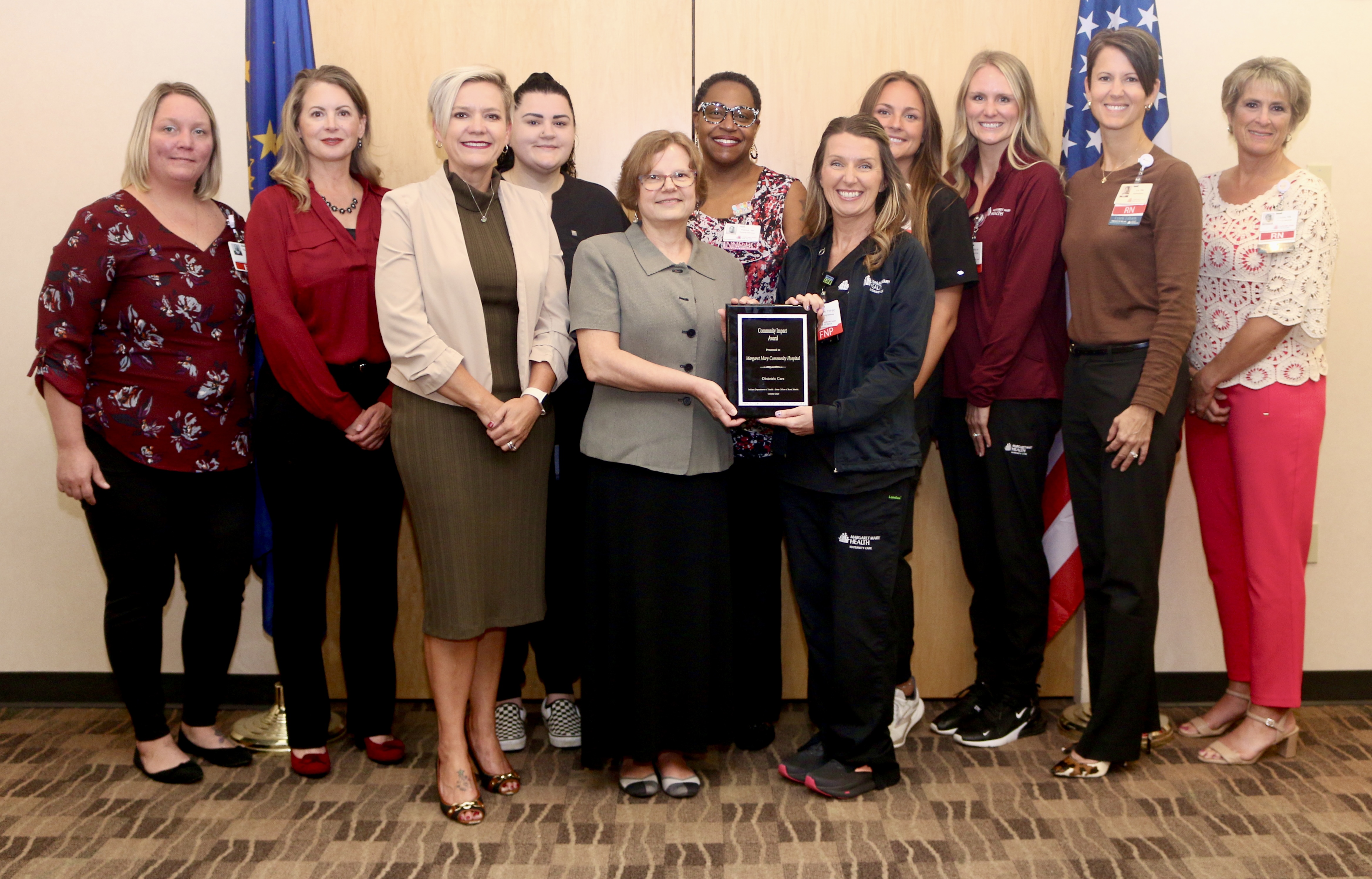 Staff from Margaret Mary Health