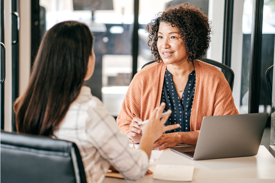 stock photo interview