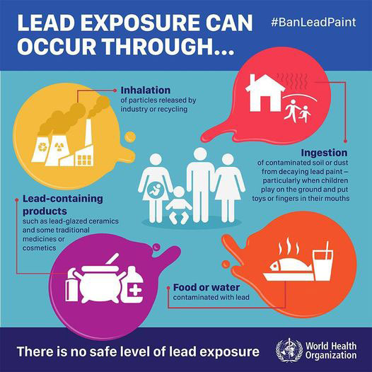 Lead Exposure Can Occur Through