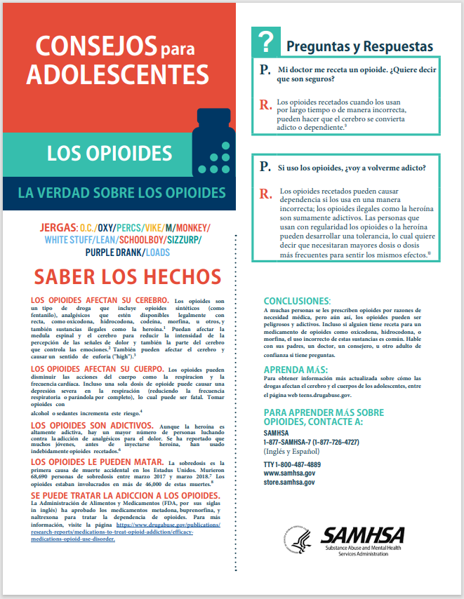 Tips for Teens Spanish
