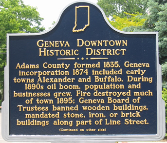 Side 1 of the marker.