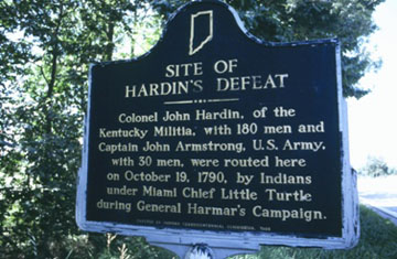 Site of Hardin's Defeat