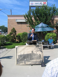 Several other area natives spoke at the dedication.