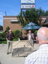 Several other area natives spoke at the dedication.