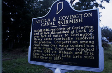 Attica & Covington Canal Skirmish