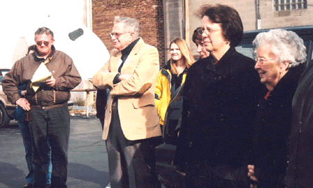 The dedication of the Michael C. Garber marker was held November 26, 2004.