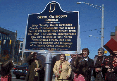 Greek Orthodox Church Historic Marker