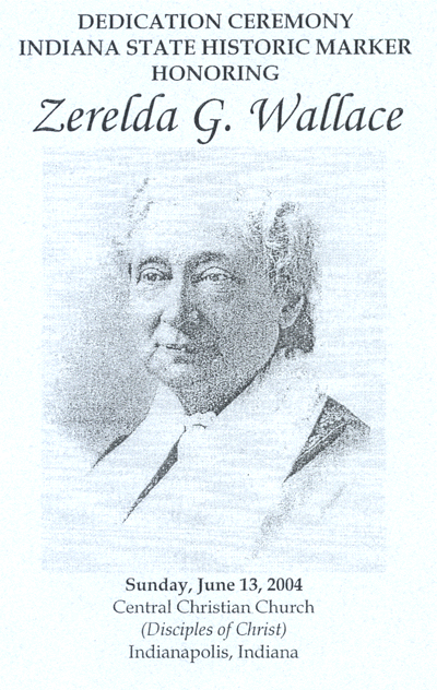 Program for the dedication.