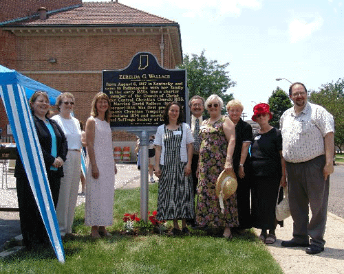 Attendees at the marker dedication.