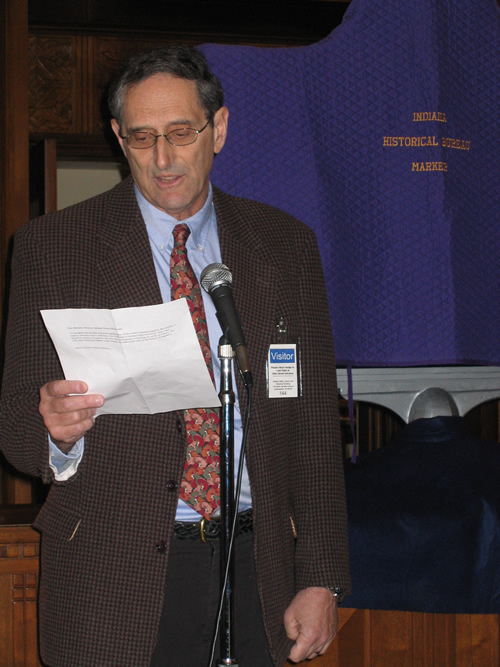 Dr. William H. Schneider, Professor of History, IUPUI.