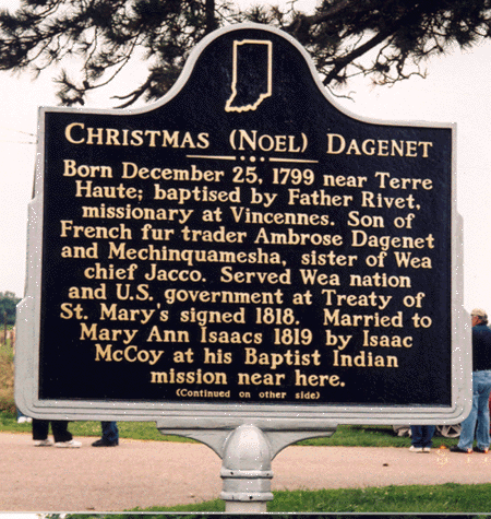 Christmas (Noel) Dagenet marker dedication June 12, 2004.