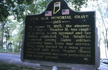 Civil War Memorial Grave 1865