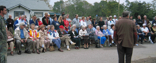 Many attended the dedication.