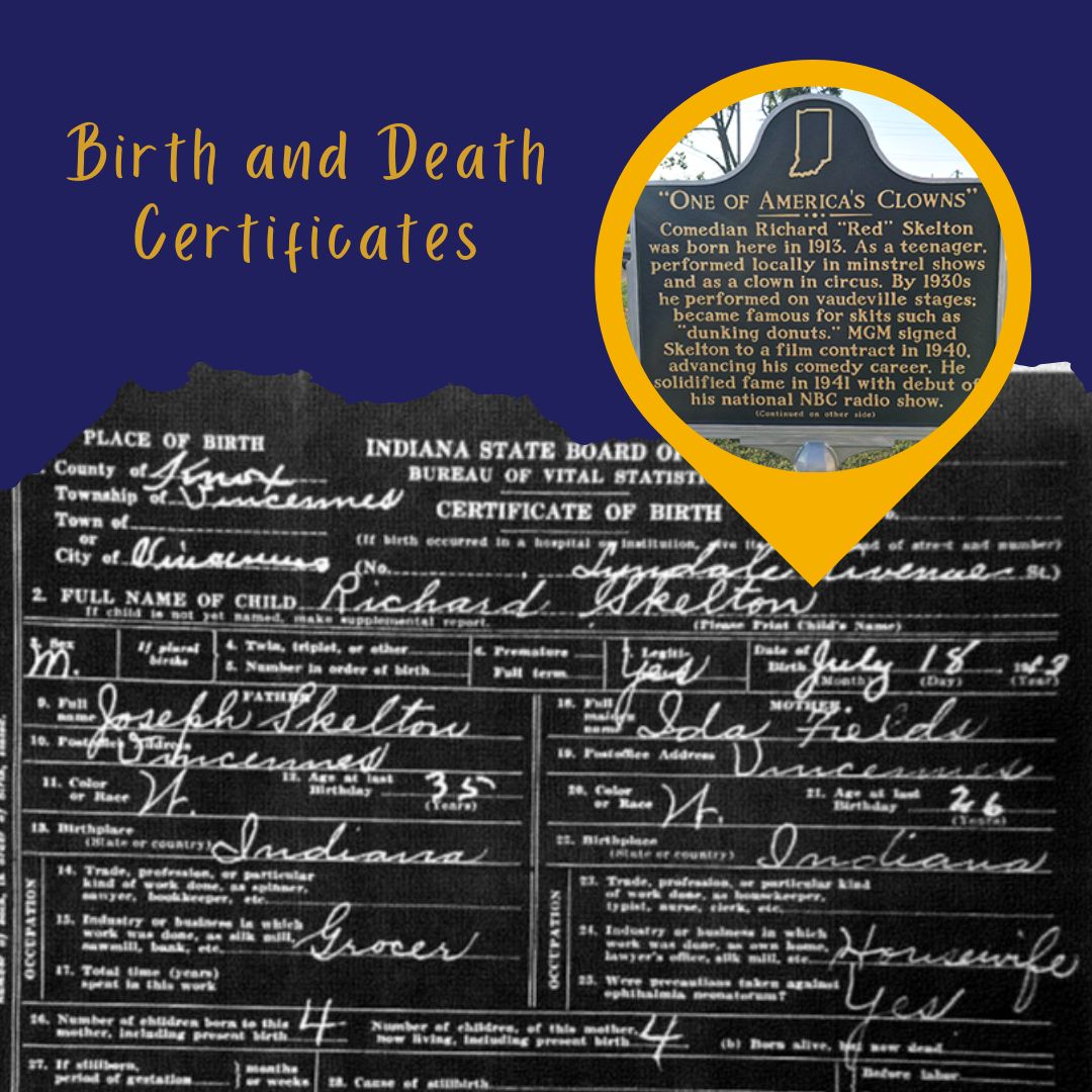 Birth and Death Certificate Sample
