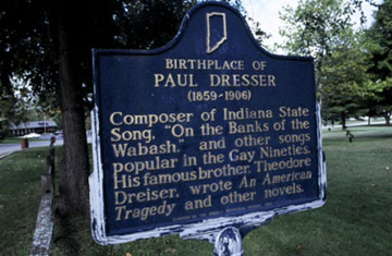 Birthplace of Paul Dresser (1859-1906)